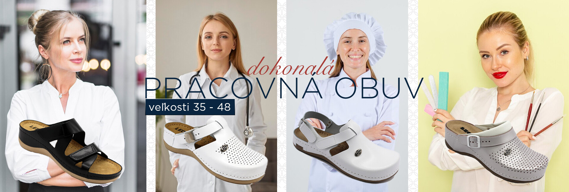 Pracovná obuv LEON pre rôzne profesie vo veľkostiach 35 - 48