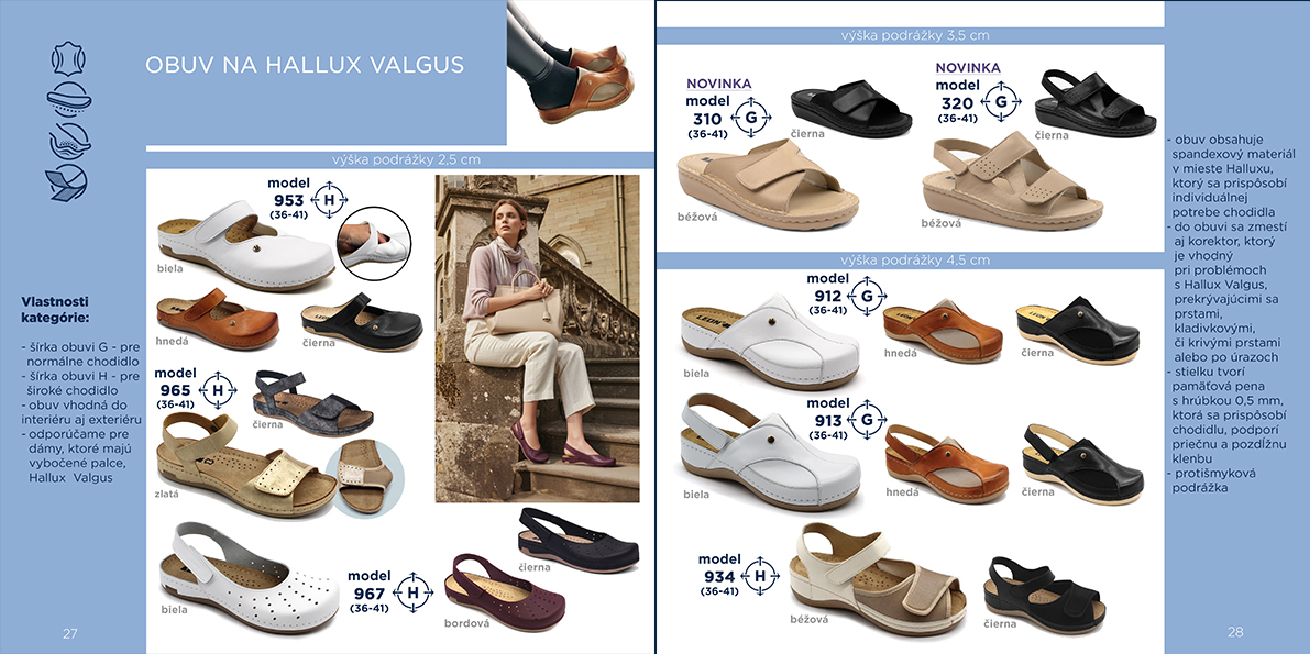 16 Zdravotná obuv LEON na Hallux Valgus vybočené palce