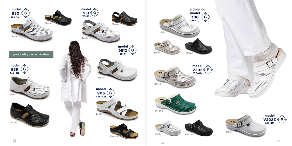 20 Pracovná kožená zdravotná obuv LEON