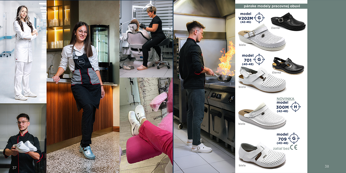 21 Pracovná kožená zdravotná obuv LEON