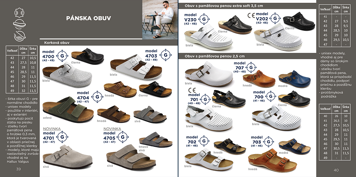 22 Pánska zdravotná obuv LEON
