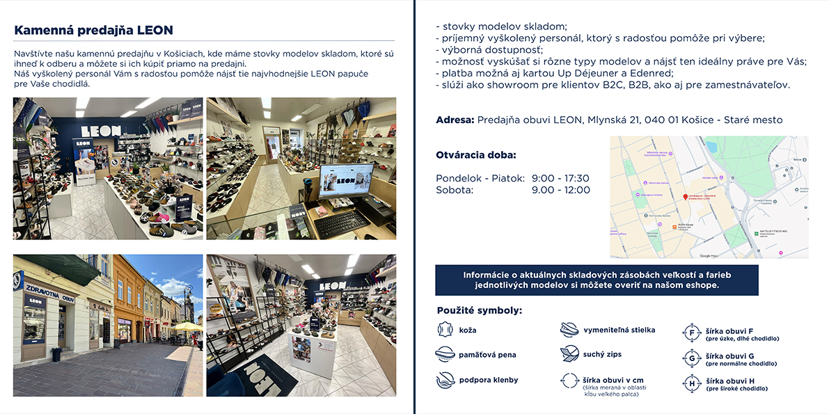 24 Kamenná predajňa LEON