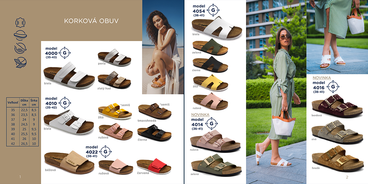 3 Korková zdravotná obuv LEON