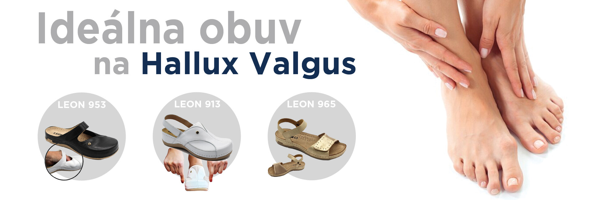 Obuv LEON na Hallux Valgus