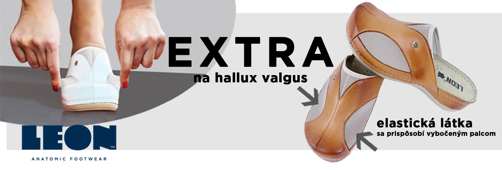 Vlastnosti LEONiek na hallux valgus