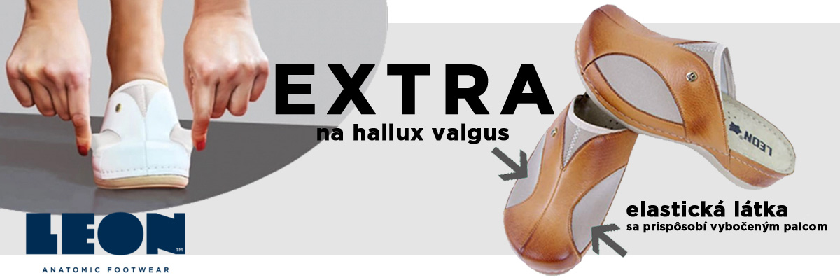 Vlastnosti LEONiek na hallux valgus