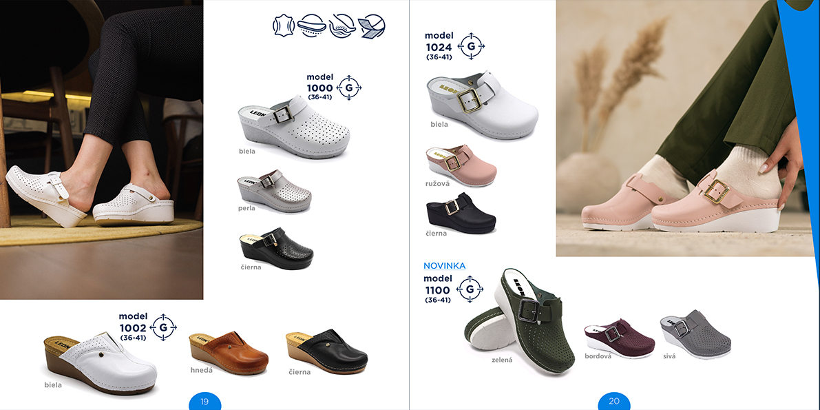 12 Zdravotná obuv LEON s pamäťovou penou Memory 6,5cm