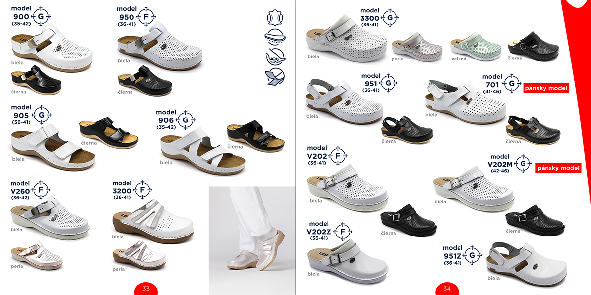 19 Pracovná kožená zdravotná obuv LEON