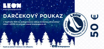 Darčekový poukaz LEON 50€