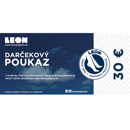 Darčekový poukaz LEON 30€