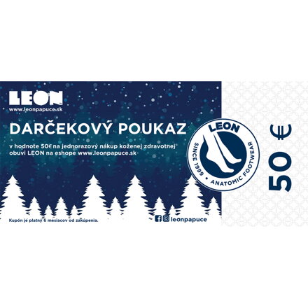 Darčekový poukaz LEON 50€