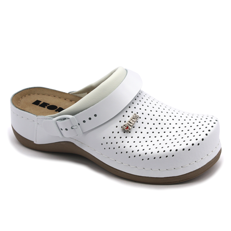 Leon 991 Dámska pracovná celokožená zdravotná obuv 