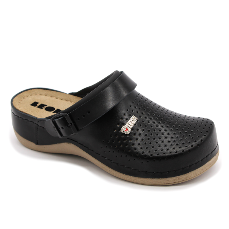 Leon 991 Dámska pracovná celokožená zdravotná obuv 