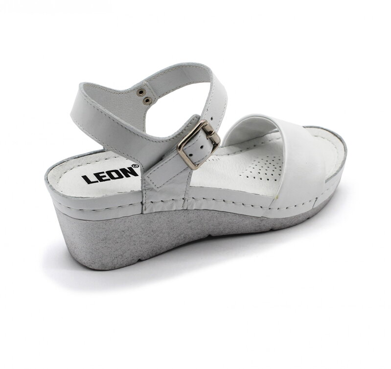 Leon 1070 Zdravotné kožené sandále na vyššom opätku Leon 1070 Zdravotné kožené sandále na vyššom opätku
