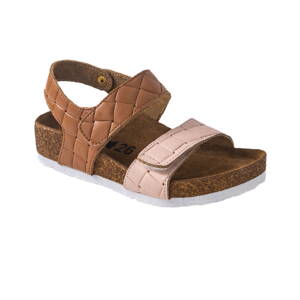 LEON 4803 Detské zdravotné kožené sandále